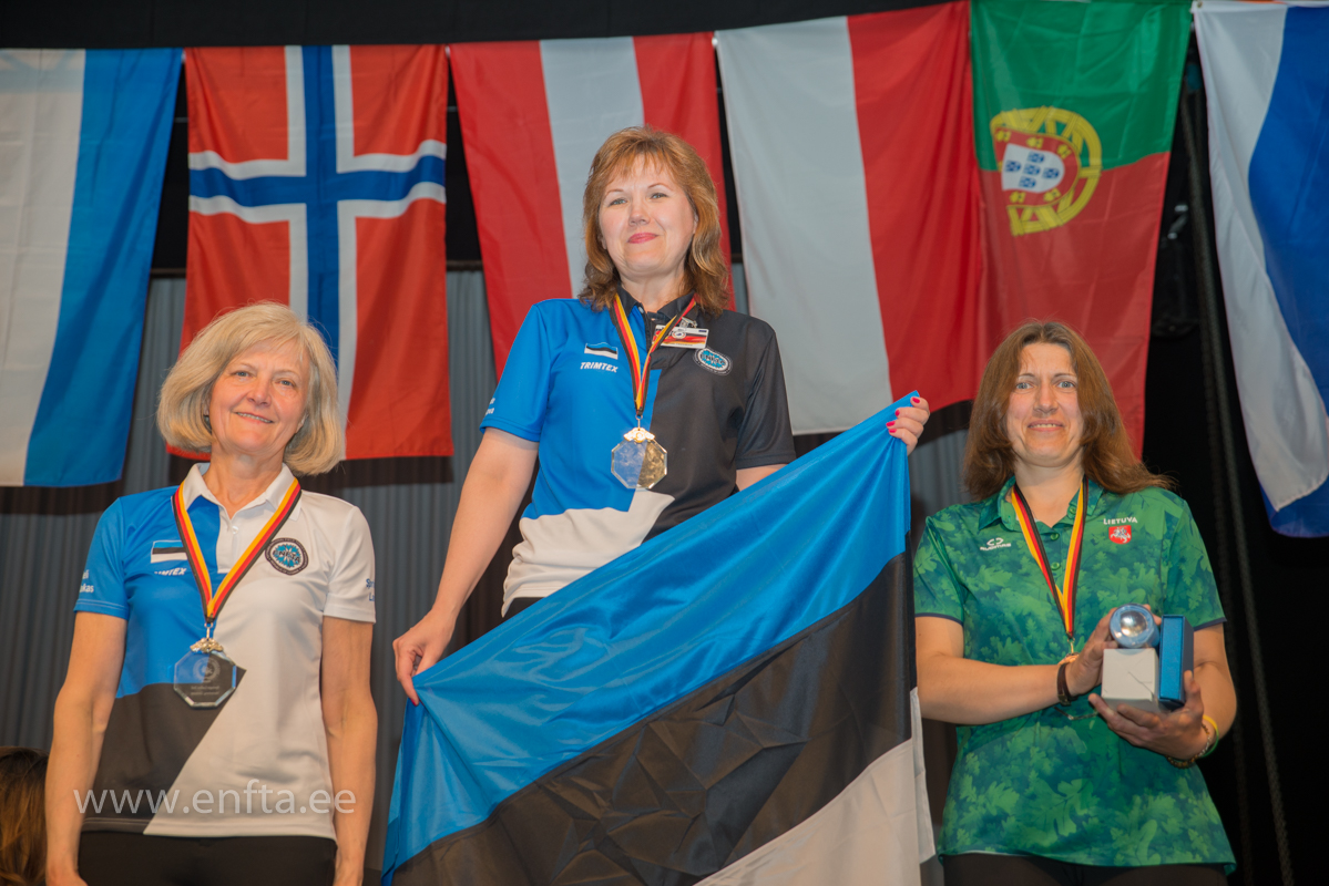 531 In Springer category best three Ladies. Heli Jalakas EE, Renate Cesnokova EE, Regina Burviene LT